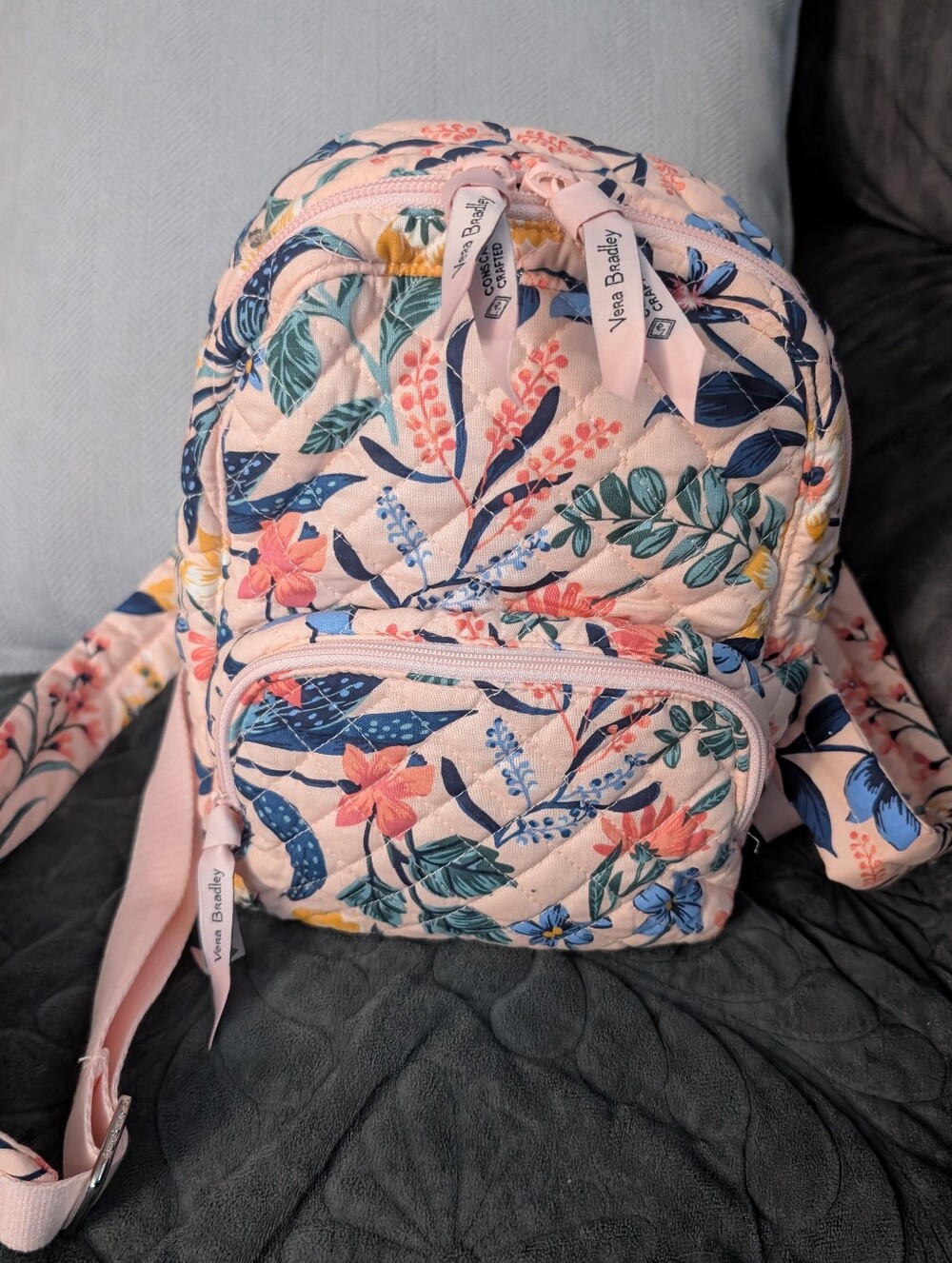 Vera Bradley Minii Backpack In  Paradise Coral NWT